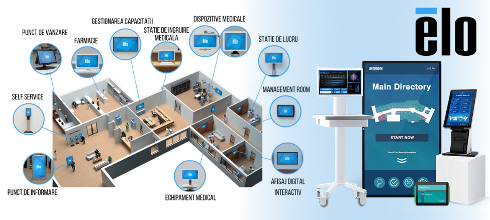 Descoperiți soluțiile Elo, destinate industriei Healthcare!