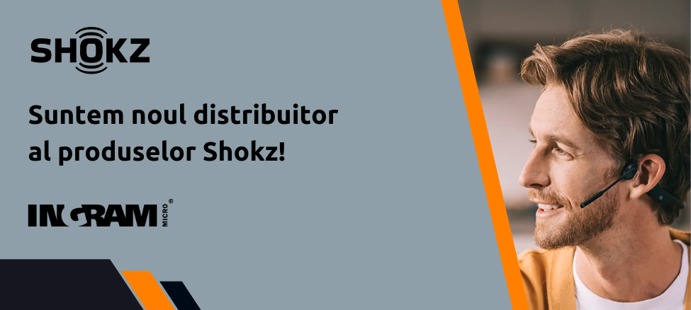 Suntem noul distribuitor al produselor Shokz!